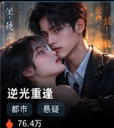 黄果短剧免费观看《逆光重逢》悬疑短剧海报
