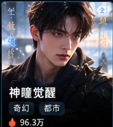 黄果短剧免费观看《神瞳觉醒》都市奇幻短剧海报